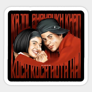 Shahrukh Khan and Kajol Sticker